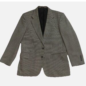 Glen PLAID Oversized OSCAR de la RENTA suit jacket